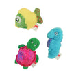 Dog Toy Sea Life 3pk Mini Plush Dog Toy Set