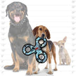 Tuffy Jr 3 WayTug - Camo Blue, Durable, Squeaky Dog Toy