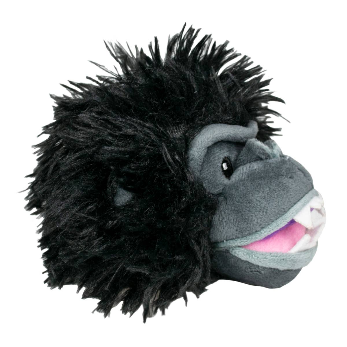 2-in-1 Gorilla Fetch Ball Dog Toy