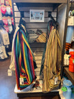 Dog Sling Woven Pinstripe Design