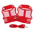 Cool Mesh Dog Harness - Solid Red