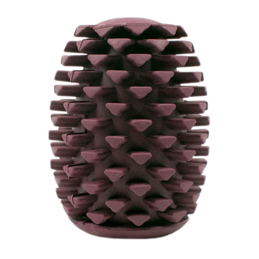 Dog Toy Pinecone Purple  Natural Rubber Toy