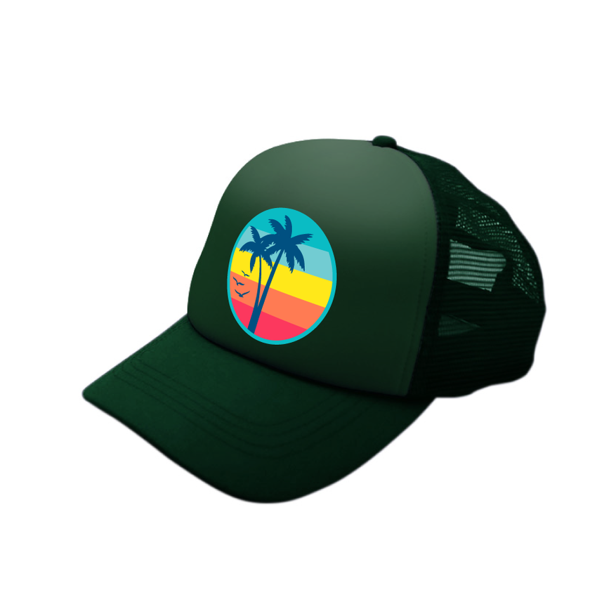 Trucker Hat for Dogs/Cats- Palm Trees