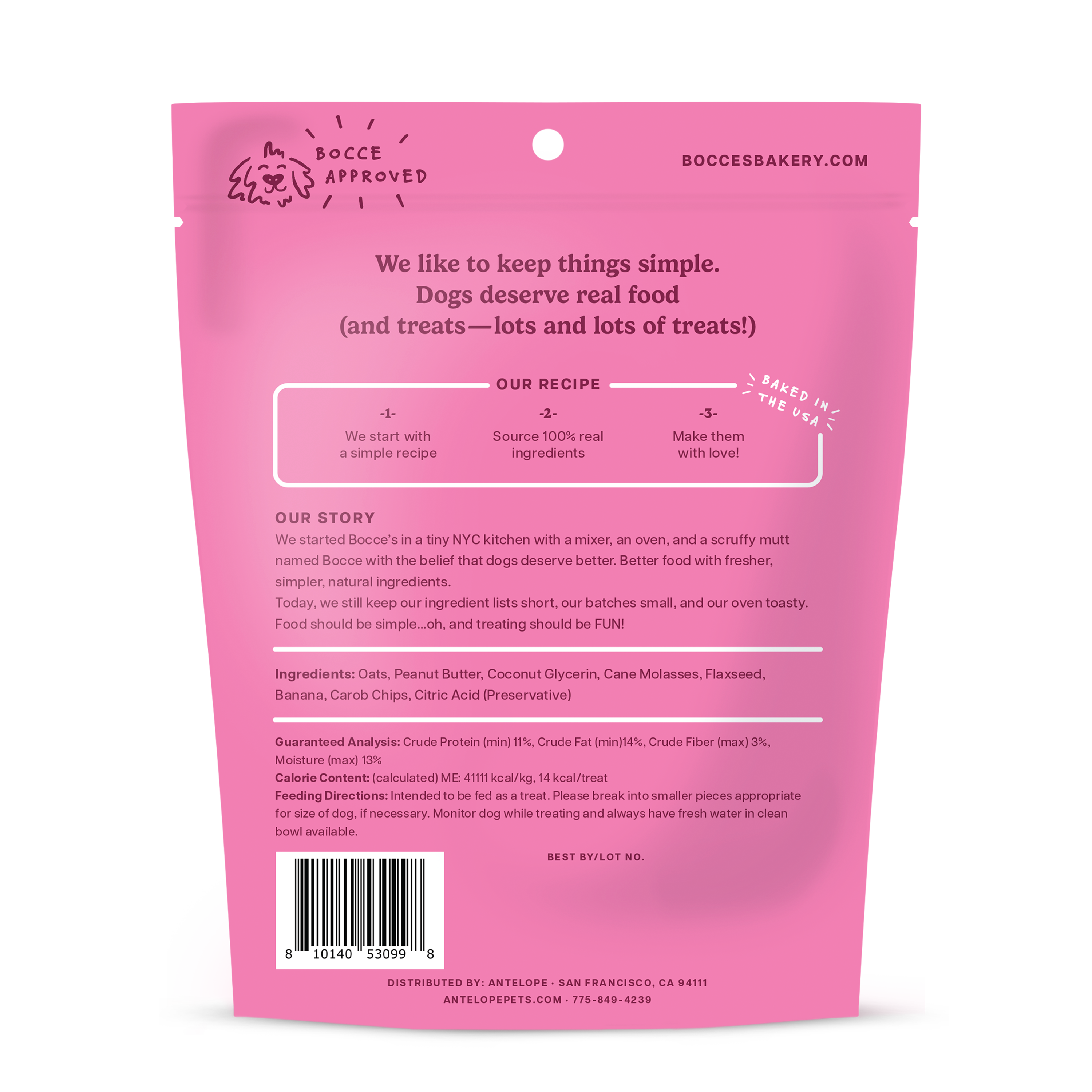 Bocce's Bakery Love Potion No. K-9, Soft & Chewy, 6oz