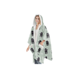 Labradoodle Snugg Wraps with Hoodie – Ultra Soft Sherpa Fleece Wrap for Pet Lovers