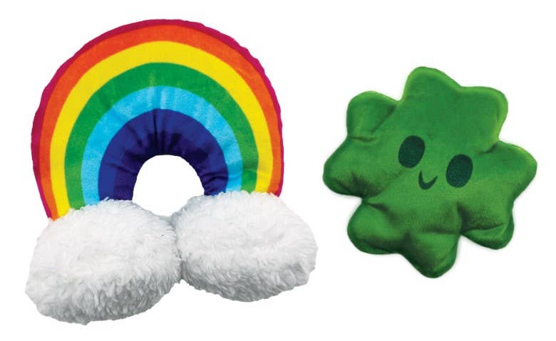 BARK Puppy Charms St. Patrick's Day Plush Dog Toy