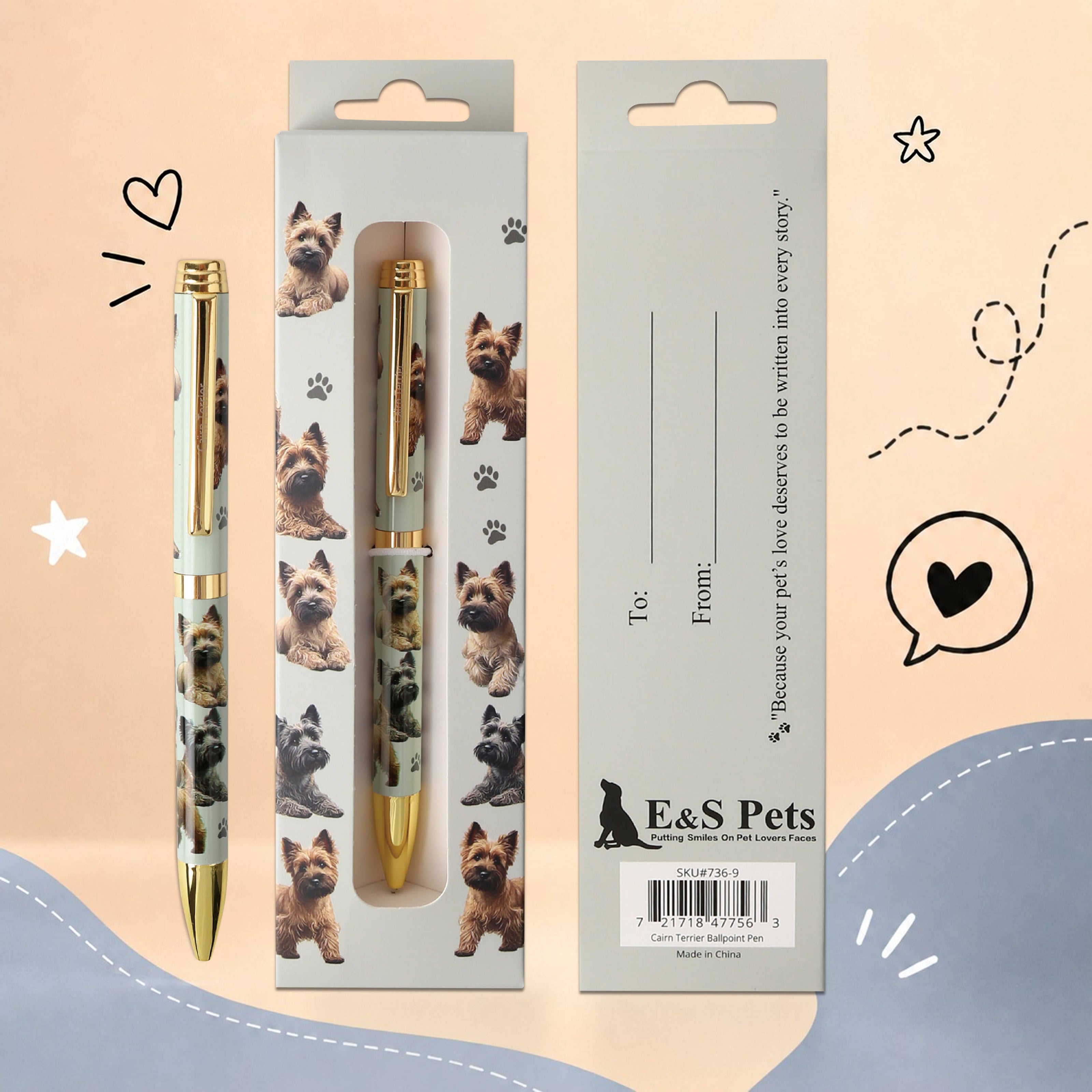 Cairn Terrier Pet Lover Ballpoint Pen