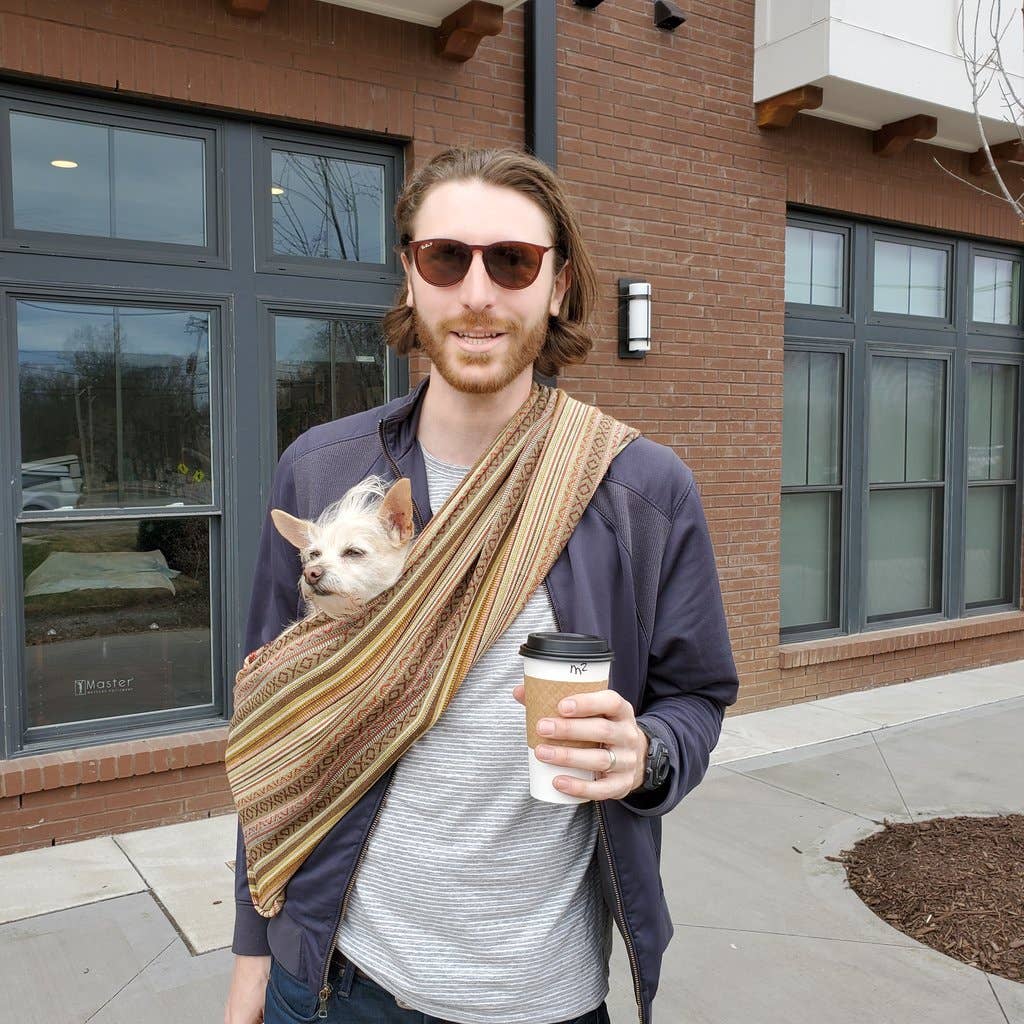 Dog Sling Woven Moab Colorful Design