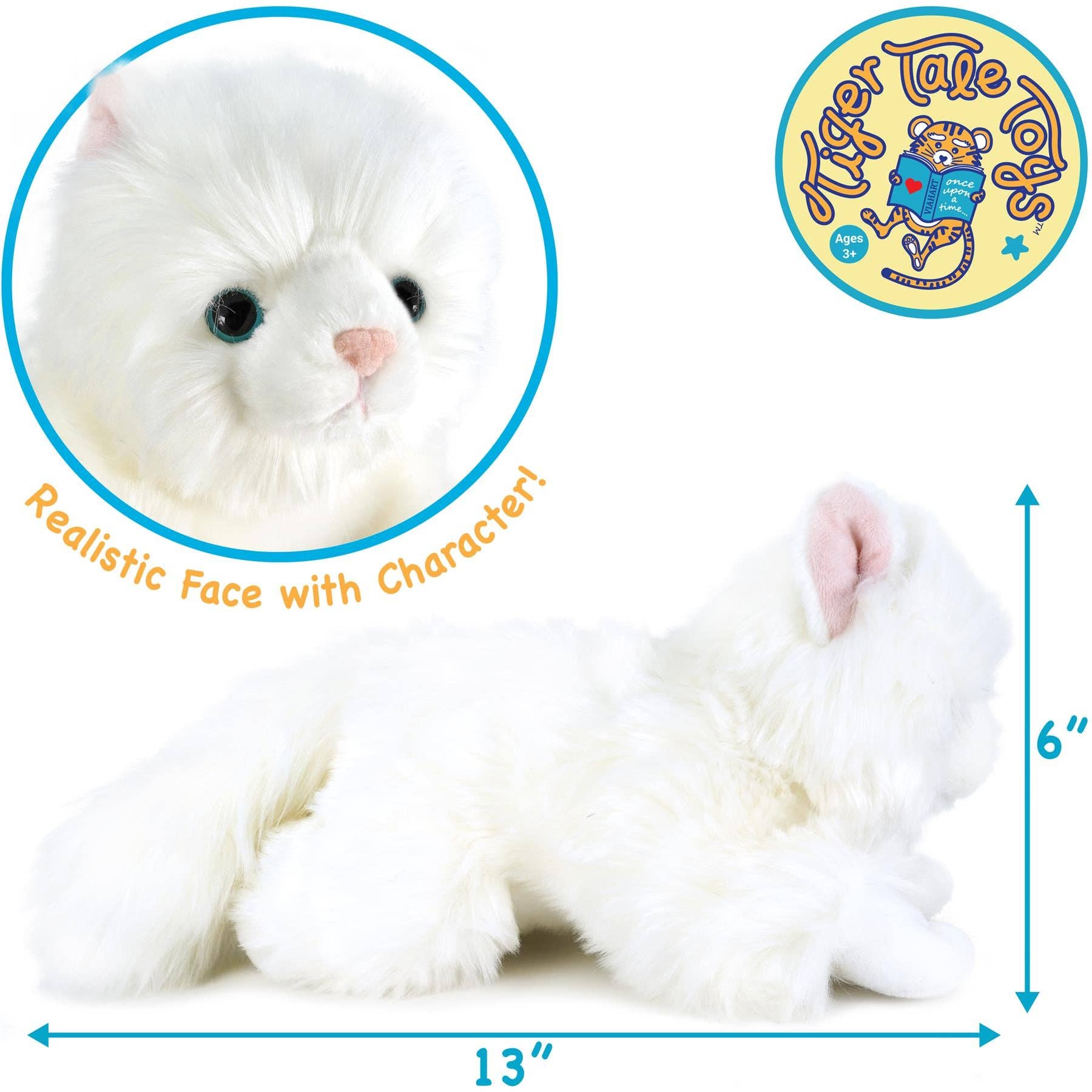 Puff The Persian Cat | 13 Inch Stuffed Animal Plush | By Tig