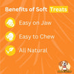 8oz Peanut Butter Soft Chewy Dog Treats