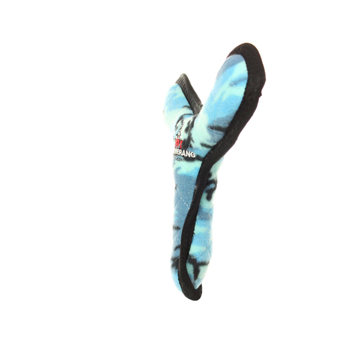 Tuffy Ultimate Boomerang - Camo Blue, Squeaky Dog Toy