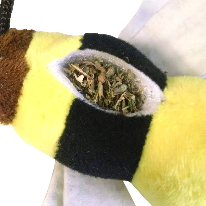 Meowijuana® Get Buzzed Bee Refillable Wand Cat Toy