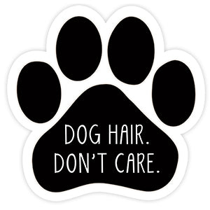 Show off your love for your favorite furry friend with our Dog Hair Don't Care Paw Magnet! Perfect for your car trunk or any magnetic surface, this adorable paw-shaped magnet features a vibrant image of your favorite dog or cat breed saying. Made from durable, weather-resistant materials, it’s designed to withstand the elements while adding a touch of personality to your vehicle or home.