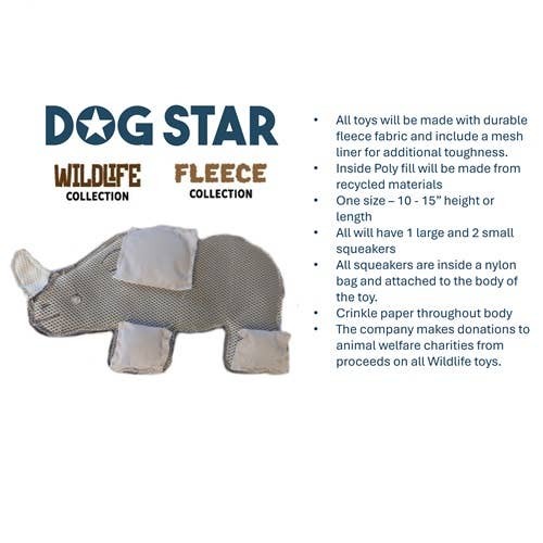 Gilly the Shark Fleece Dog Toy