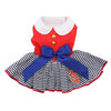 Sailor Girl Dog Dress w/ Matching Leash