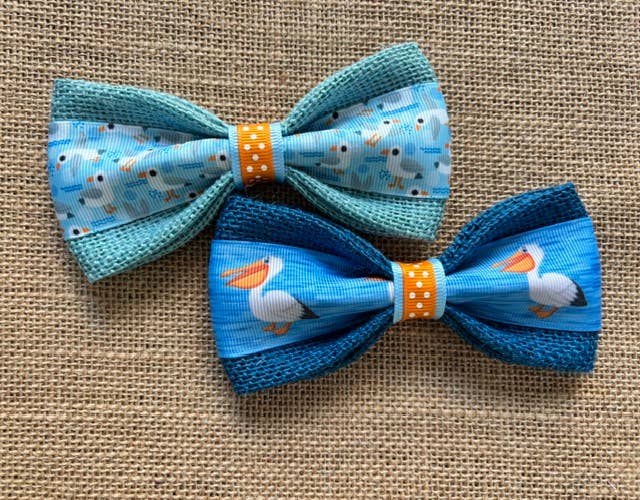 Seagulls & Pelicans Bundle Velcro Collar Bow Tie for Cat and Dogs