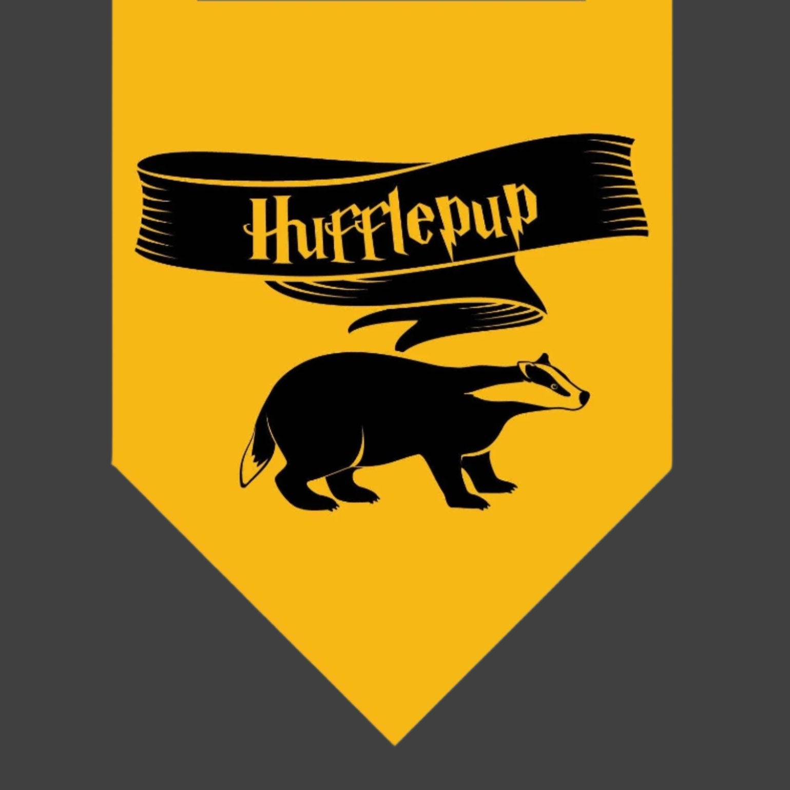 Hufflepup Dog Bandana