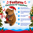 Dog Toy Capybara Christmas Zoo Friends Plush Toy