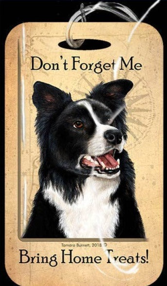 Travel in Style with Our Border Collie Luggage Tag