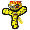 Tuffy Ultimate Boomerang - Yellow Bone, Squeaky Dog Toy