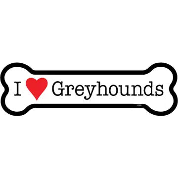 Greyhound - Bone Shaped Magnet