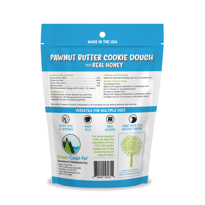 Peanut Butter THE DOUGH with Honey -- A cookie dough treat