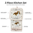 Cavalier King Charles, oven mitt set