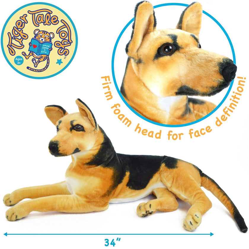 Hilde The German Shepherd | 34 Inch Stuffed Animal Plush