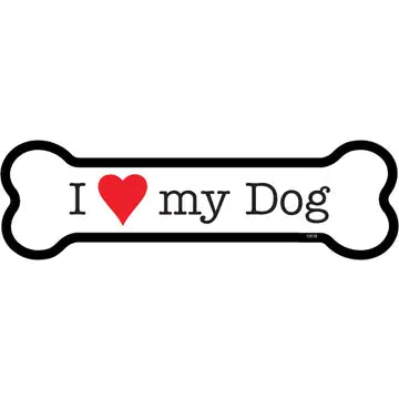 My Dog - Bone Shaped Magnet