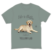 Labrador Yellow Dog Tee Shirt Unisex