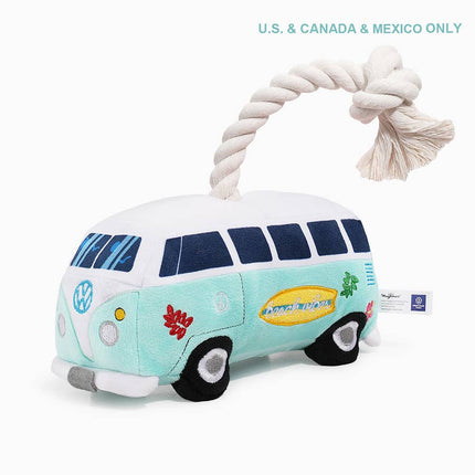 Dog Toy Volkswagen Beach Van Plush Rope Toy