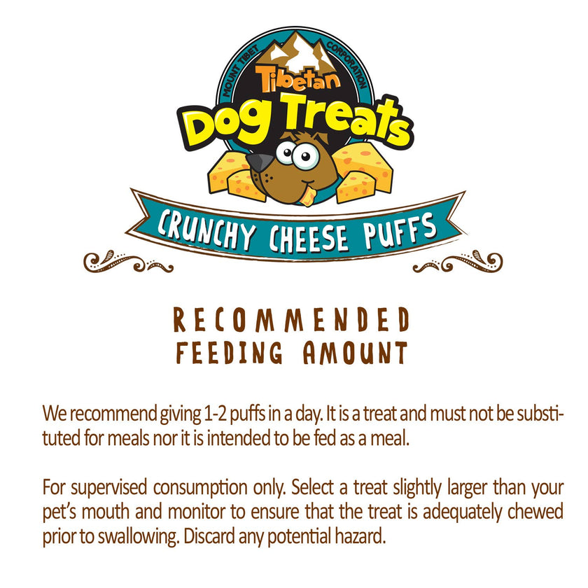 Tibetan Dog Chew - Crunchy Cheese Puffs