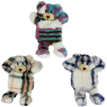 Multipet Minipet Berman Bears Plush Dog Toy Asst. Colors 7