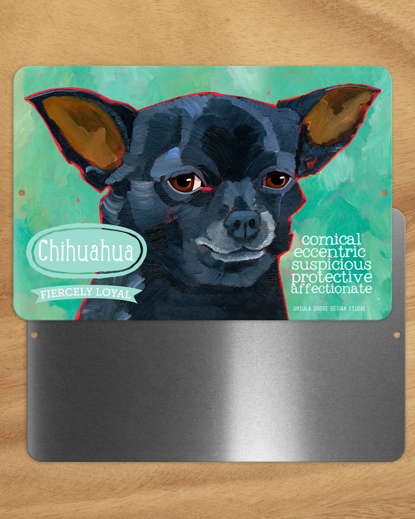 DOG METAL SIGNS A-G