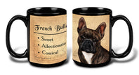 French Bulldog - Brindle and White Mug Coffee Cup