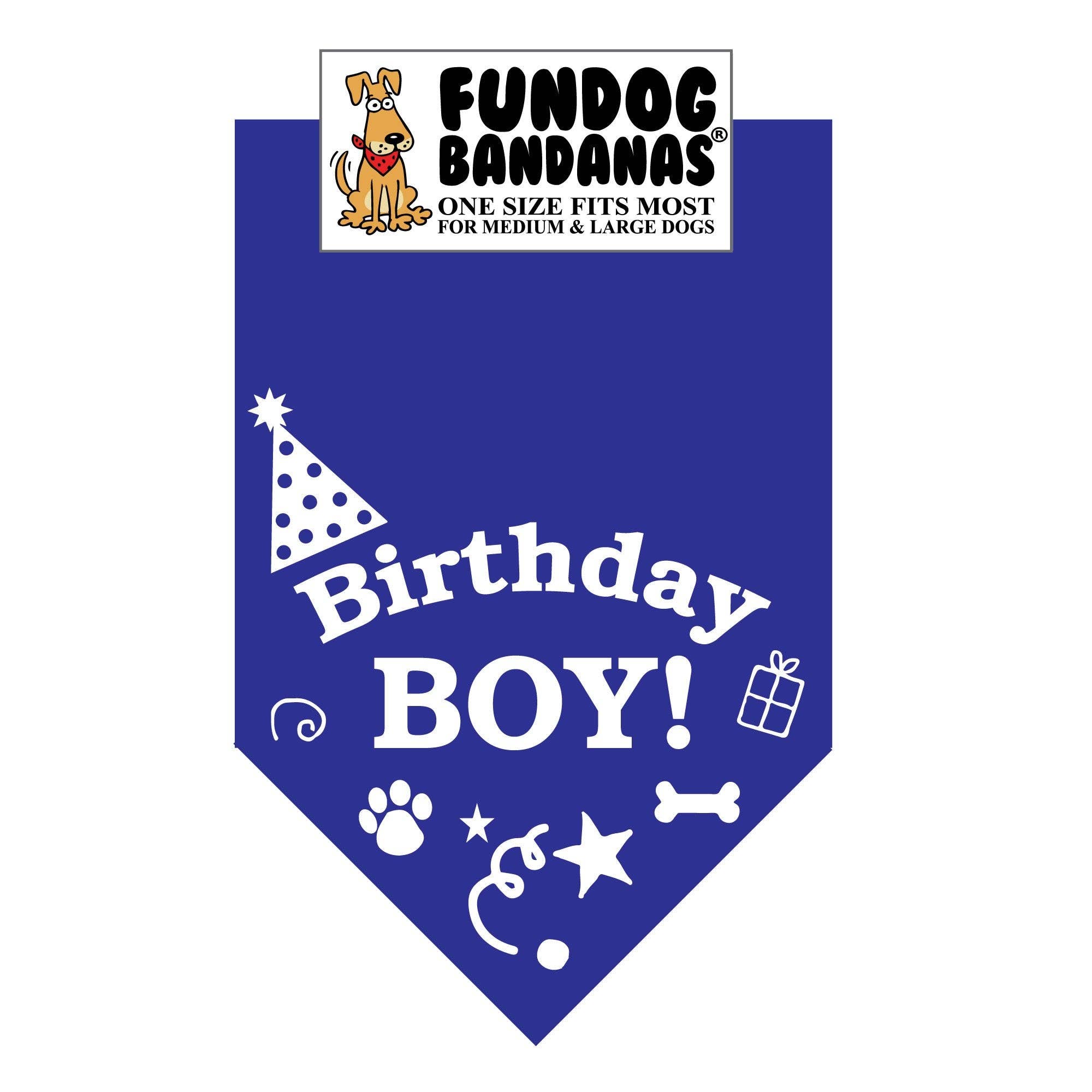 Birthday Boy Dog Bandana