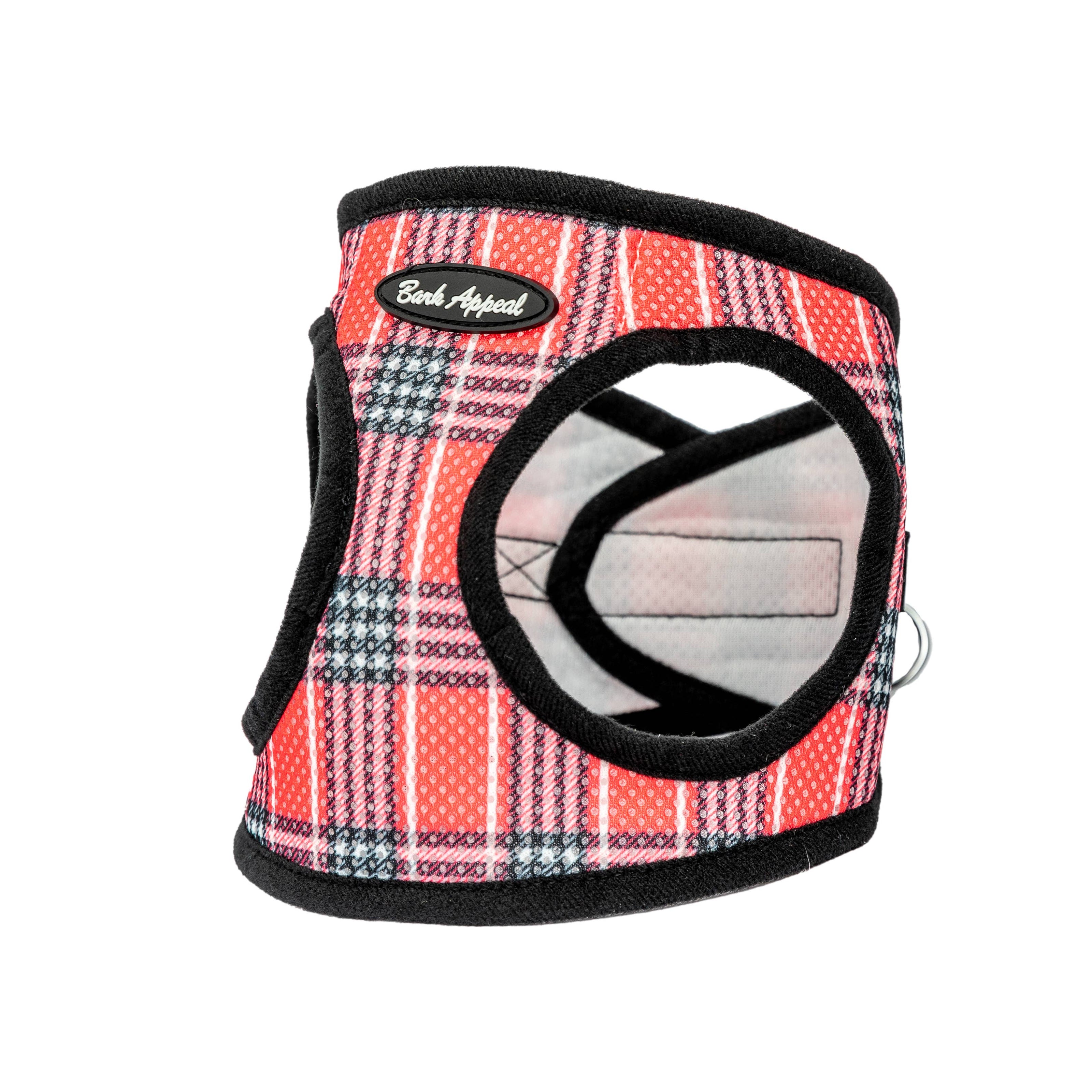 Plaid Mesh Step in Harness