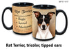 Rat Terrier Tri Tipped Mug Coffee Cup