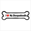 Sheepadoodle Bone Magnet