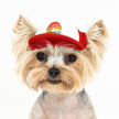 Trucker Hat for Dogs/Cats: Island Sunset Red / L