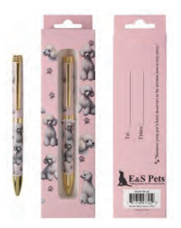Poodle White Ball Point Pen