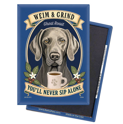 Weimaraner Dog Refrigerator Magnets