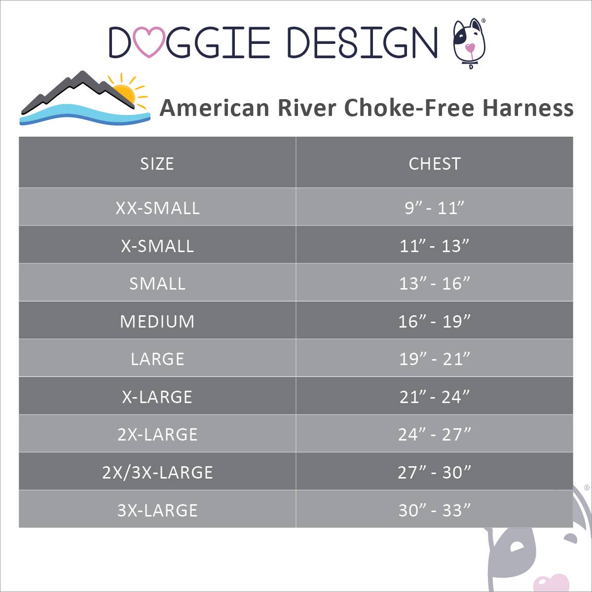 American River Ombre Dog Harness - Northern Lights