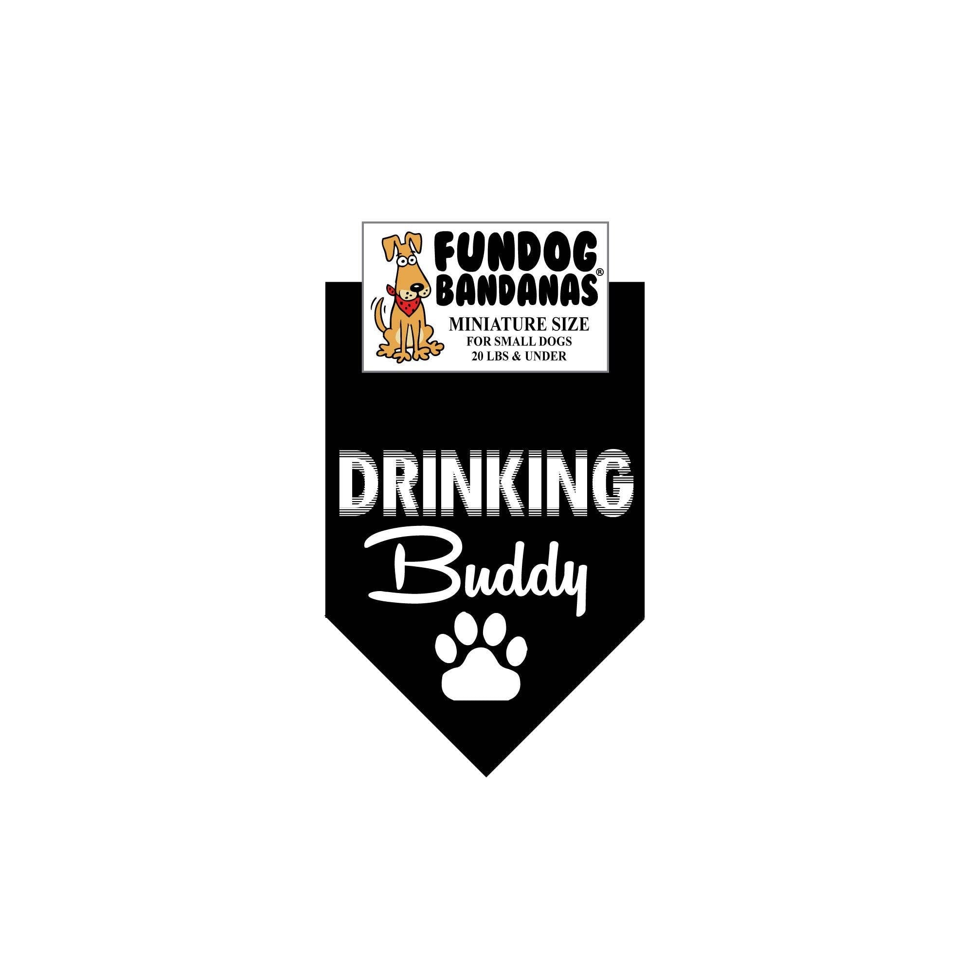 Drinking Buddy Dog Bandana