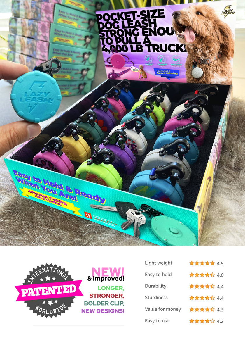 LAZY LEASH! Mini Wearable Clip-On Power Leash!