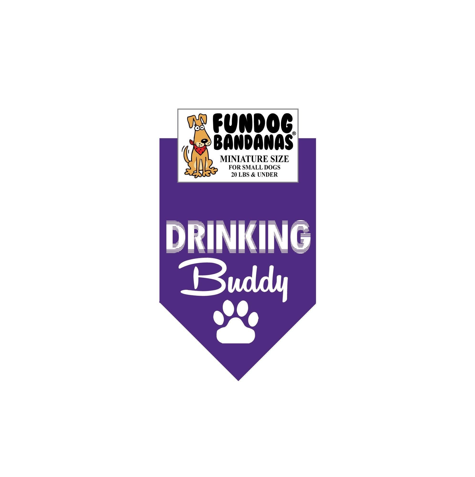 Drinking Buddy Dog Bandana