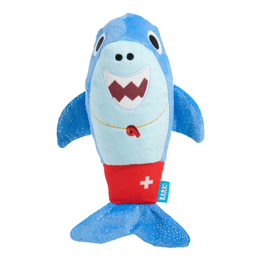 BARK Pool Shark Shane Plush Dog Toy