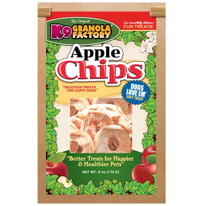 Dog Treat Apple Chips For Dogs 6oz