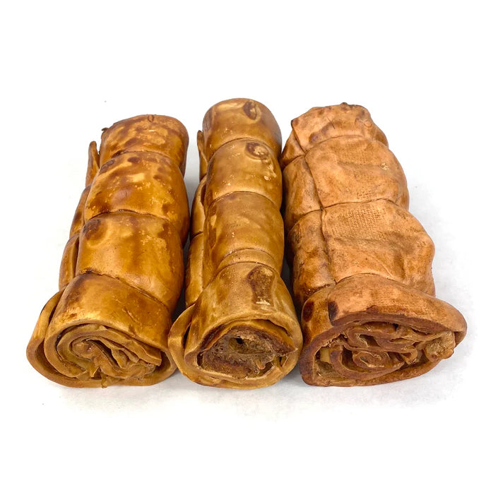 Beef Basted Cheek Roll Dog Treat