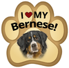 Bernese Mountain Dog Paw Car Trunk Magnet